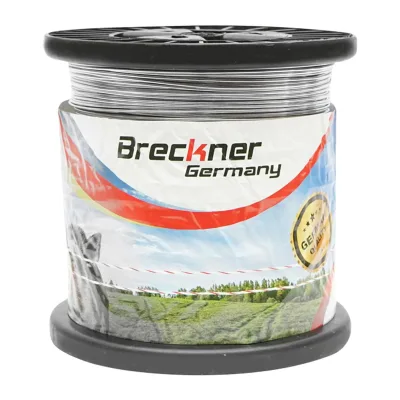 Bobina filo metallico zincato recinto elettrico Ø1,6mm Lunghezza 500mt, Recinzioni Elettriche Breckner Germany