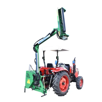 Braccio decespugliatore idraulico portato per trattore con trincia Braccio articolato idraulico portato con testata trinciatrice da 800 mm per siepi