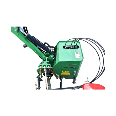 Braccio decespugliatore idraulico portato per trattore con trincia Braccio articolato idraulico portato con testata trinciatrice da 800 mm per siepi - immagine 6