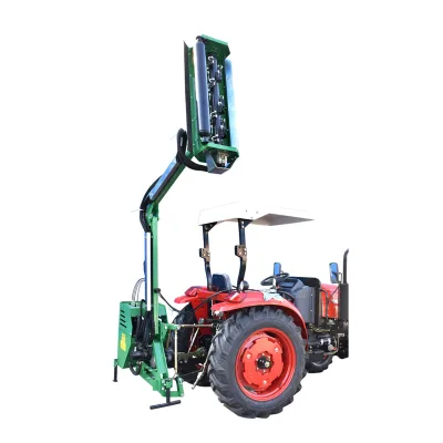 Braccio decespugliatore idraulico portato per trattore con trincia Braccio articolato idraulico portato con testata trinciatrice da 800 mm per siepi - immagine 2