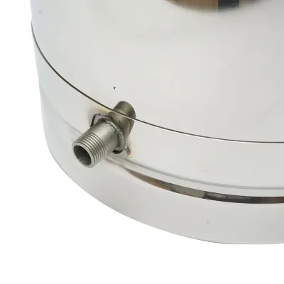 Brocca per latte in acciaio inox con coperchio da 40 litri con rubinetto per mungitrice per mucche Breckner Germany - immagine 5