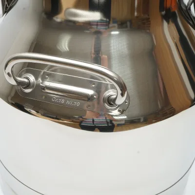 Brocca per latte in acciaio inox con coperchio, mungitrice per mucche da 20 litri Breckner Germany - immagine 5