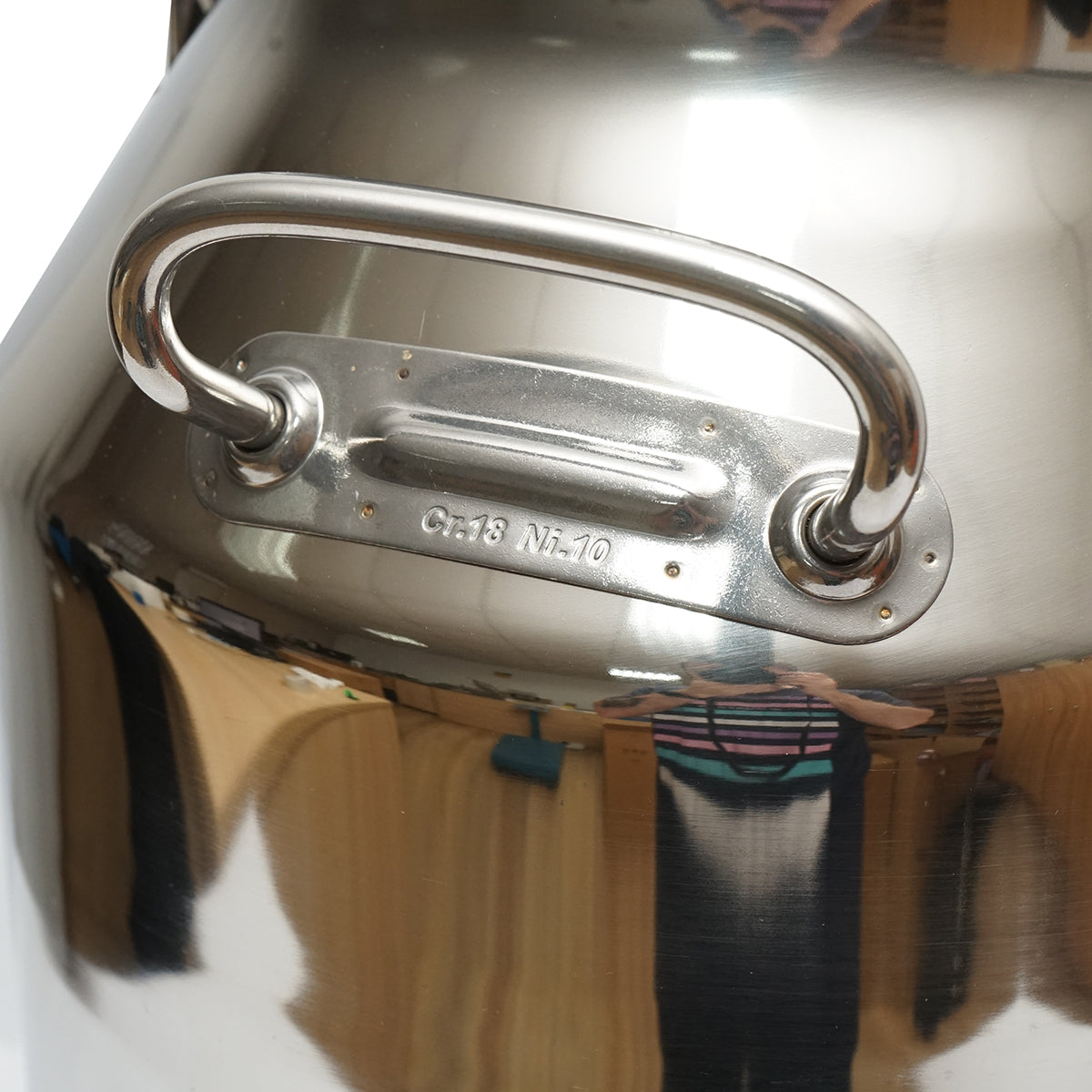 Brocca per latte in acciaio inox con coperchio, mungitrice per mucche da 40 litri Breckner Germany - immagine 5