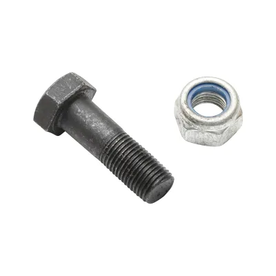 Bullone con dado M12 x 1,25 x 35 mm. per albero cardanico trattore forestale - immagine 3