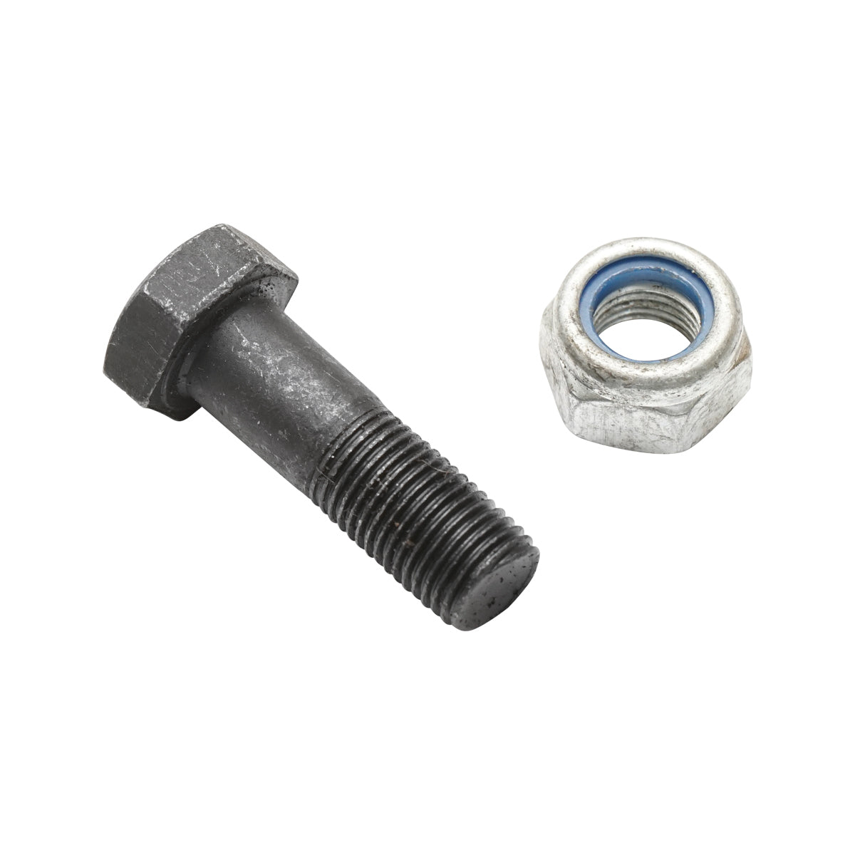 Bullone con dado M12 x 1,25 x 35 mm. per albero cardanico trattore forestale - immagine 3