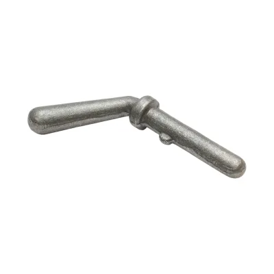 Bullone forcella di montaggio cerniera rimorchio auto 145x60x14,5mm - immagine 3