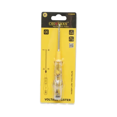 Cacciavite cercafase 100-500V AC, doppia testa PH1/3,5x160mm Cr-V Crownman - immagine 2