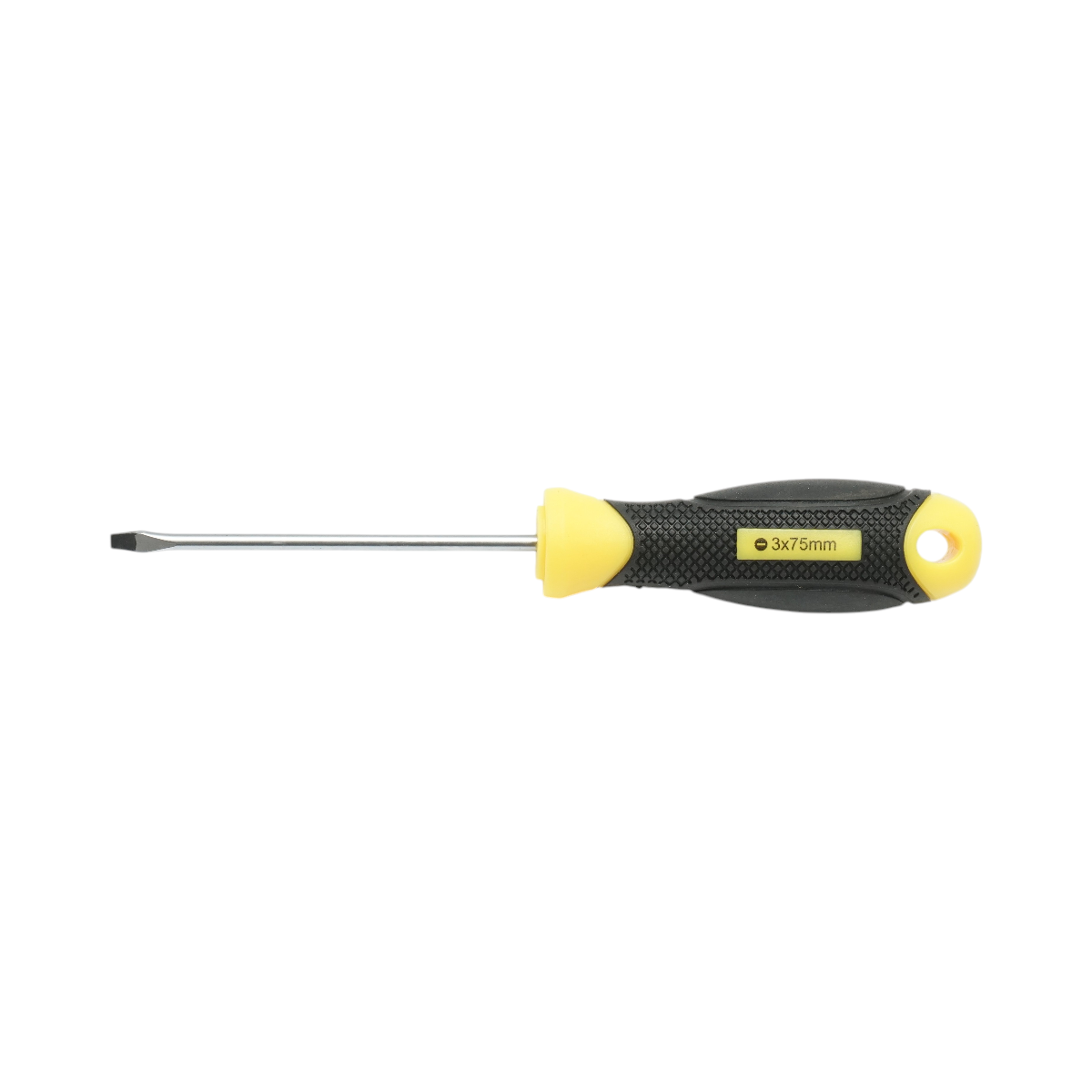 Cacciavite dritto Crownman 3x75mm con punta magnetica professionale Cr-V - immagine 2