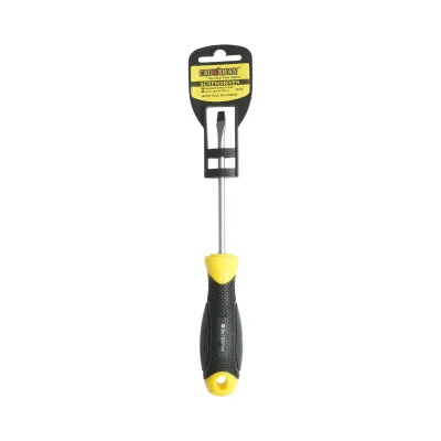 Cacciavite dritto Crownman 5x100mm con punta magnetica professionale Cr-V - immagine 4