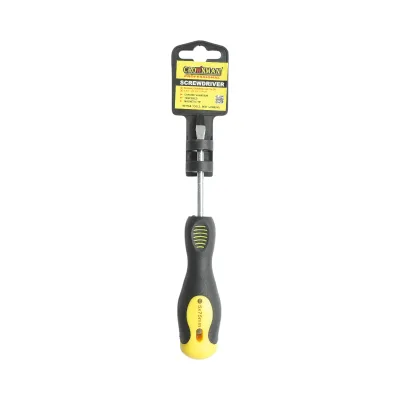 Cacciavite dritto Crownman 5x75mm con punta magnetica professionale Cr-V - immagine 4