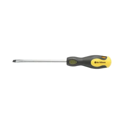 Cacciavite dritto Crownman 8x150mm con punta magnetica professionale Cr-V - immagine 2