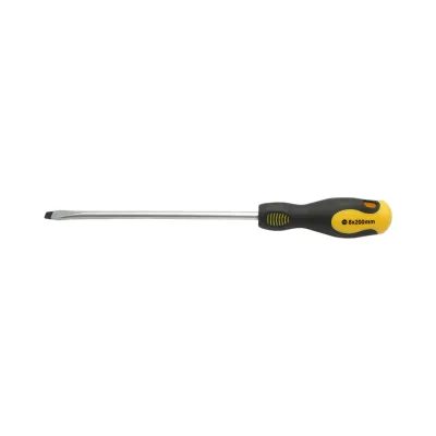 Cacciavite dritto Crownman 8x200mm con punta magnetica professionale Cr-V - immagine 2