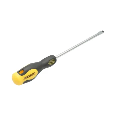 Cacciavite dritto Crownman 8x200mm con punta magnetica professionale Cr-V - immagine 5