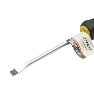 Cacciavite dritto professionale 5x100mm in acciaio Cr-V con punta magnetica Breckner Germany - immagine 4