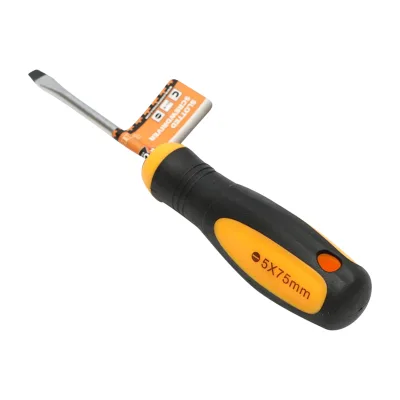 Cacciavite dritto professionale Coofix 5x75mm in acciaio Cr-V con punta magnetica - immagine 3
