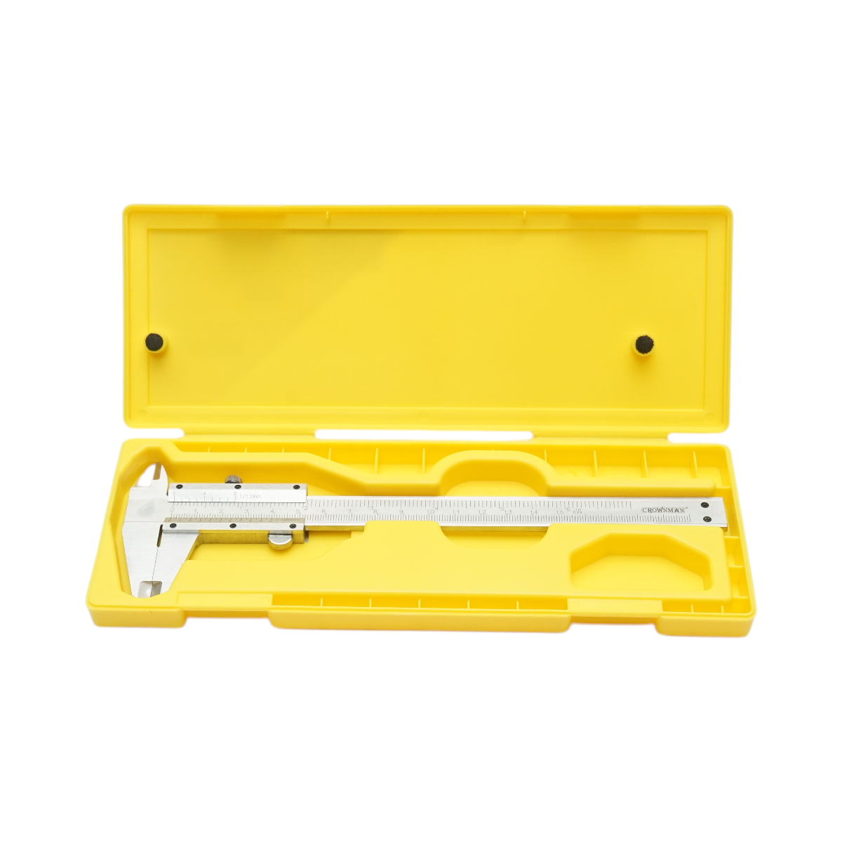 Calibro meccanico Crownman da 150 mm, scala graduata in mm/cm/pollici