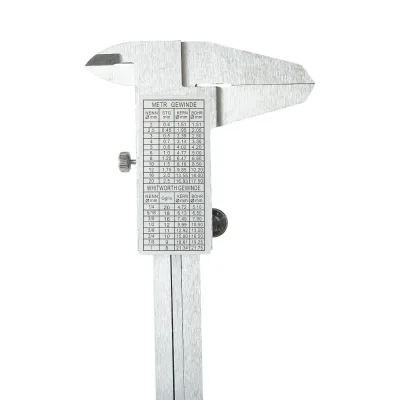 Calibro meccanico Crownman da 150 mm, scala graduata in mm/cm/pollici - immagine 6