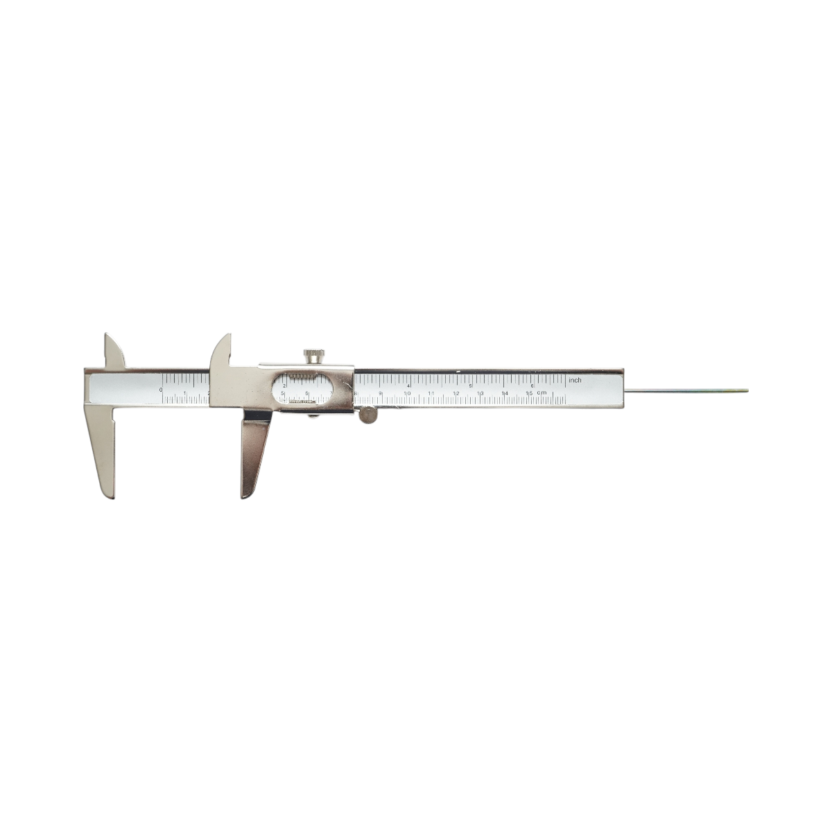 Calibro meccanico professionale 150mm, scala graduata in mm/cm/pollici, misurazione interna, esterna, profondità Crownman - immagine 3