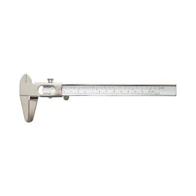 Calibro meccanico professionale 150mm, scala graduata in mm/cm/pollici, misurazione interna, esterna, profondità Crownman