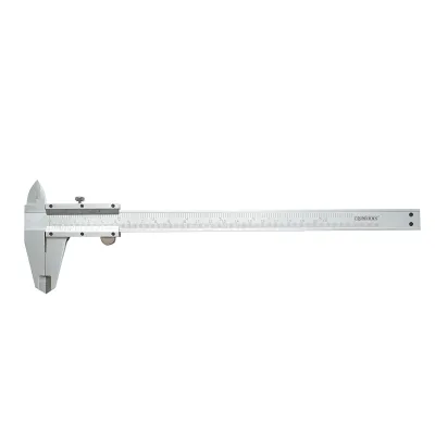 Calibro meccanico professionale Crownman da 200 mm, scala graduata in mm/cm/pollici - immagine 2