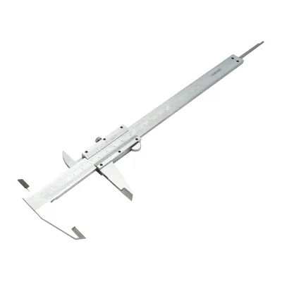 Calibro meccanico professionale Crownman da 200 mm, scala graduata in mm/cm/pollici - immagine 4