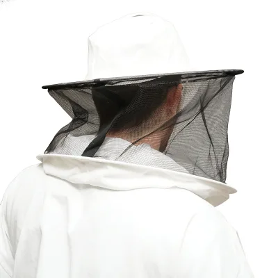 Camicetta apicola bianca con maschera protettiva, taglia L - immagine 6