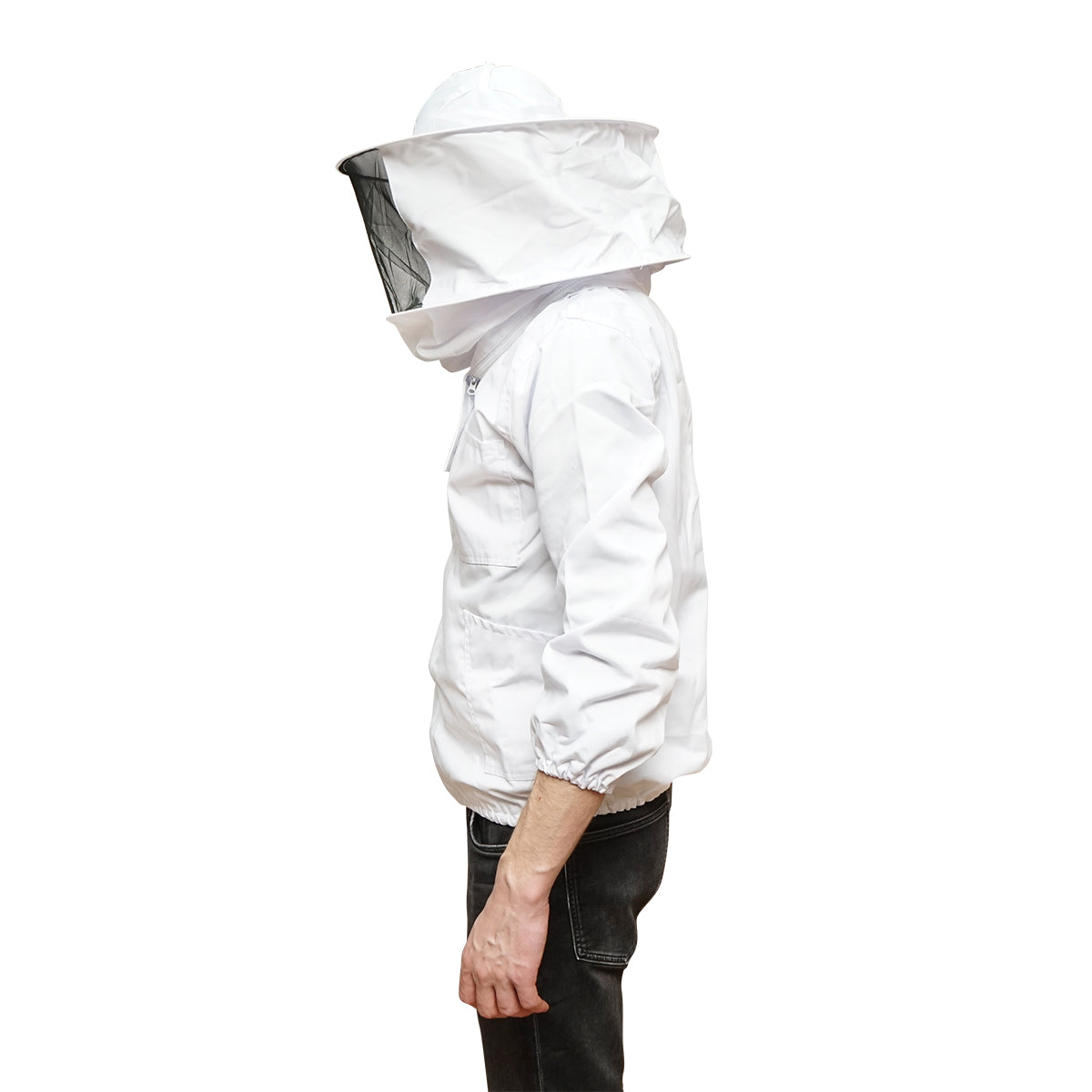 Camicetta apicola bianca con maschera protettiva, taglia XXL - immagine 4