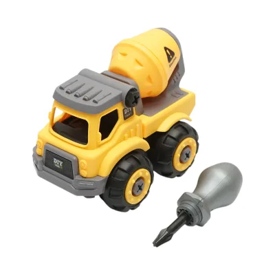Camion betoniera giocattolo tipo Montessori +3 anni - immagine 3