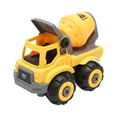 Camion betoniera giocattolo tipo Montessori +3 anni - immagine 4