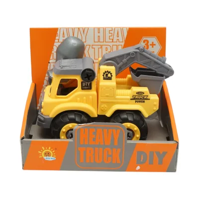 Camion escavatore giocattolo Montessori +3 anni - immagine 2