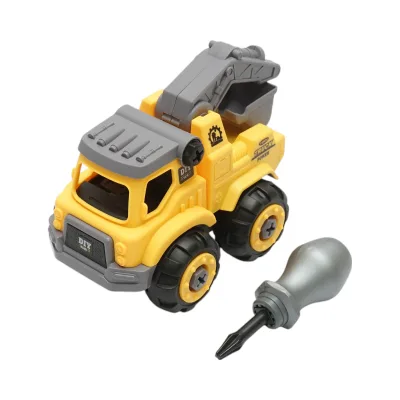 Camion escavatore giocattolo Montessori +3 anni - immagine 3