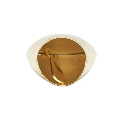 Campanaccio per ovini e bovini, 5,5 cm, dorato. - immagine 3