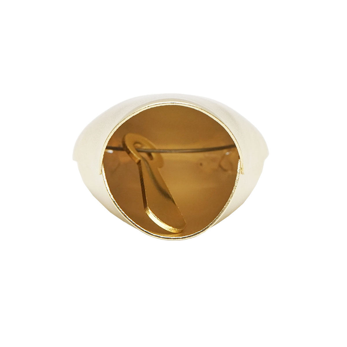 Campanaccio per ovini e bovini, 5,5 cm, dorato. - immagine 3