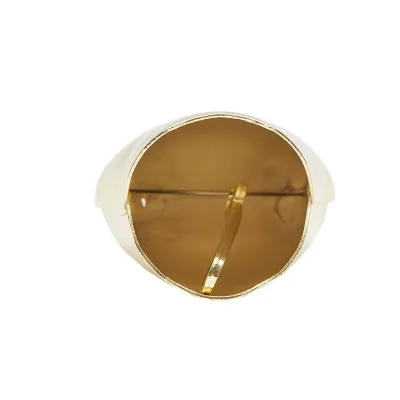 Campanaccio per ovini e bovini, 7 cm, dorato - immagine 3