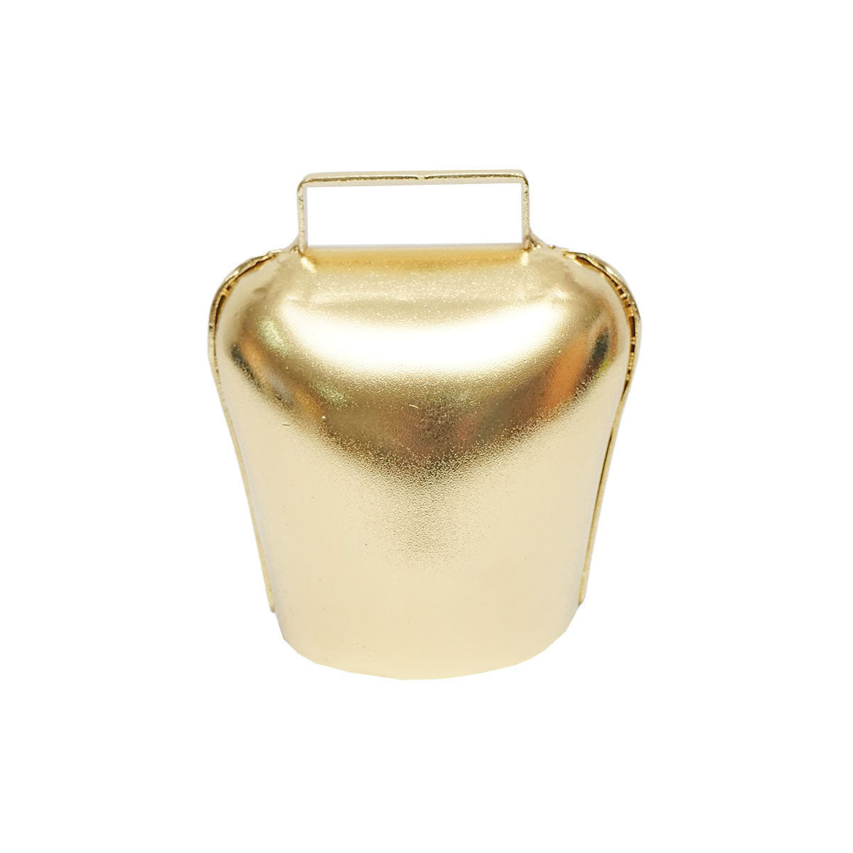 Campanaccio per ovini e bovini, 9 cm, dorato. - immagine 2
