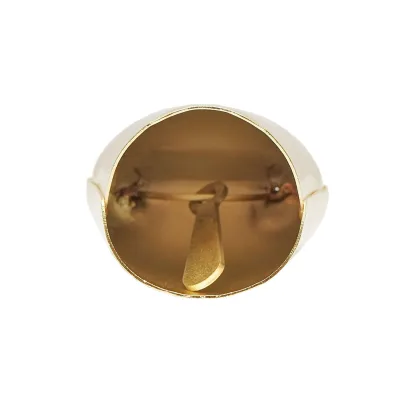 Campanello per pecore e bovini, talanga 11,5 cm, oro - immagine 3