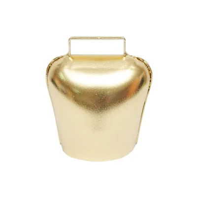 Campanello per pecore e bovini, talanga 11,5 cm, oro - immagine 2