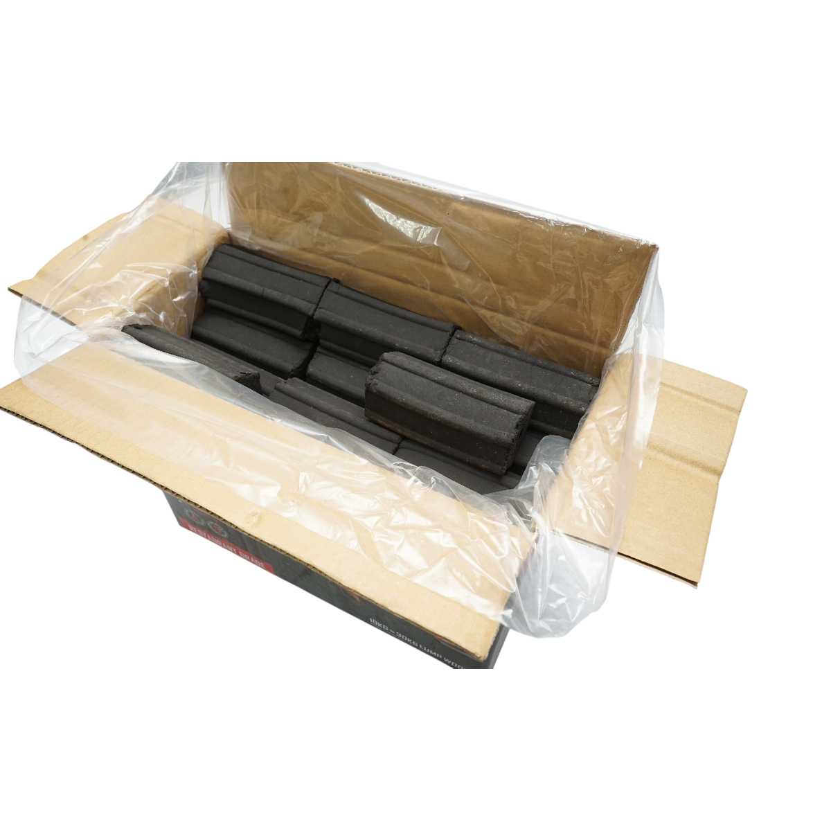 Carbone per barbecue bricchettato esagonale in legno di essenza dura, durata di combustione 5 ore, 10 kg, THOR. - immagine 6