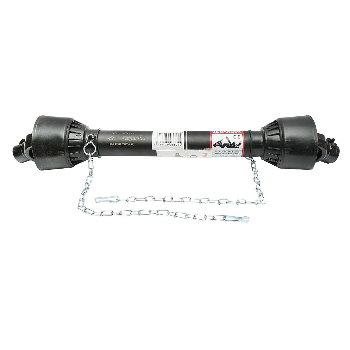 Cardano Albero cardanico 850 mm T4 croce 27x75, Tubo Triangolare, 1 3/8 Z=6