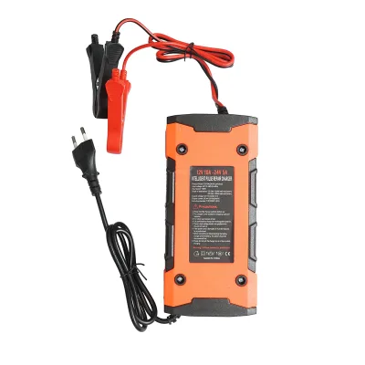 Caricabatterie digitale per batterie – 12V 10A / 24V 5A con funzione di riparazione intelligente a impulsi - immagine 4