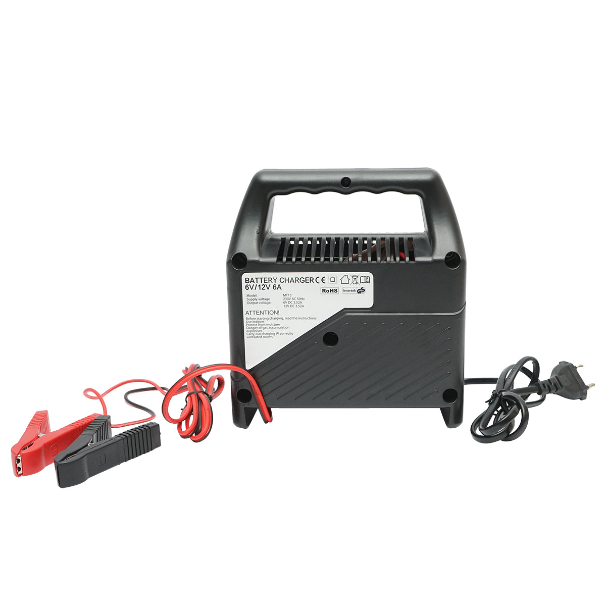 Caricabatterie per batterie auto – 6V / 12V, 6A - immagine 2