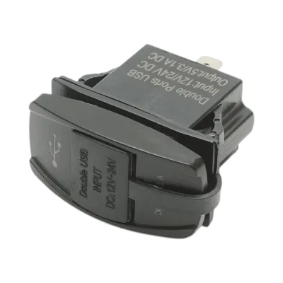 Caricabatterie per presa accendisigari da auto 12V/24V, 2xUSB 5V/3.1A DC - immagine 4