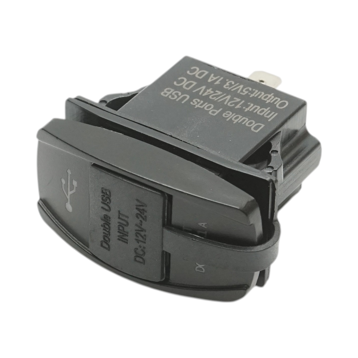 Caricabatterie per presa accendisigari da auto 12V/24V, 2xUSB 5V/3.1A DC - immagine 4