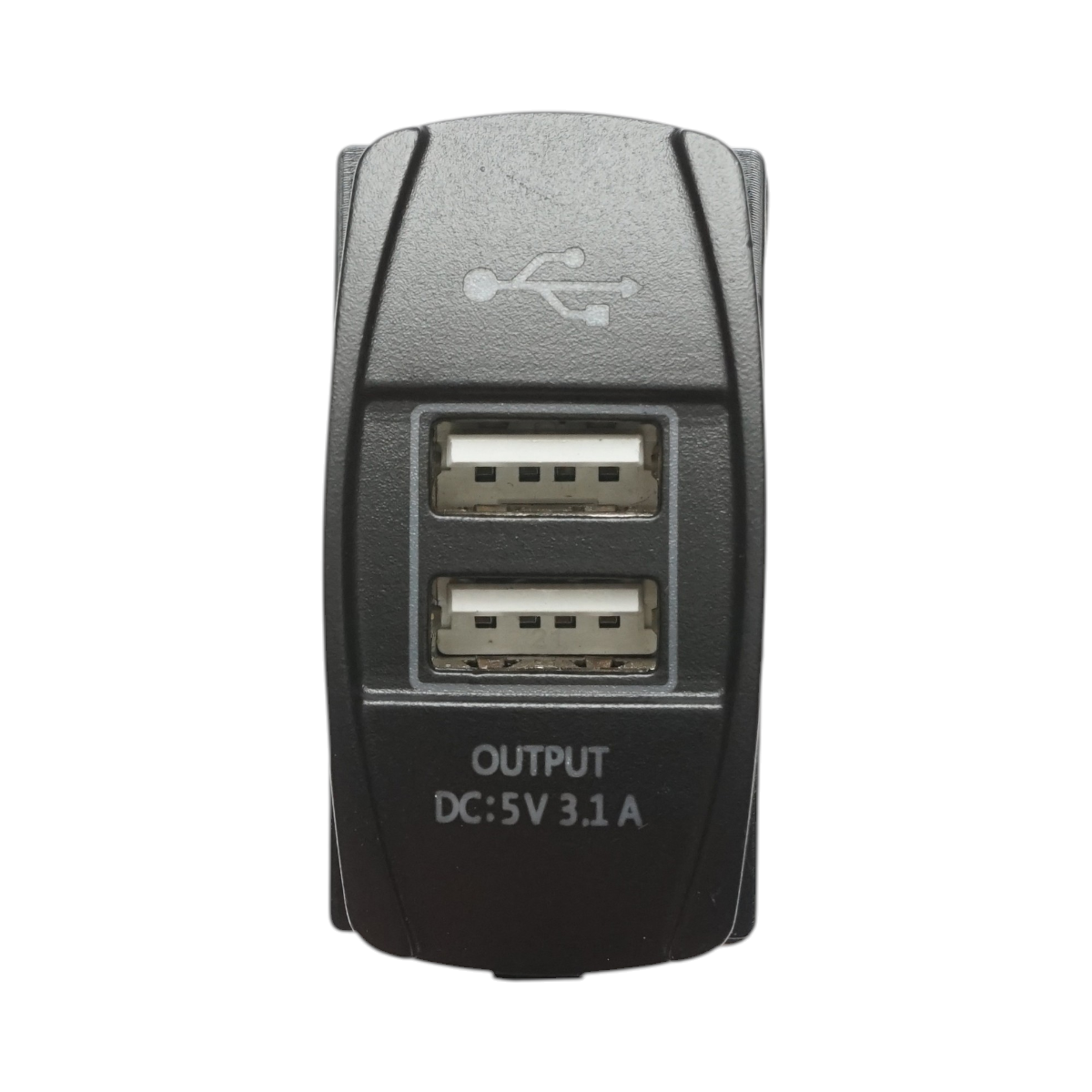 Caricabatterie per presa accendisigari da auto 12V/24V, 2xUSB 5V/3.1A DC - immagine 3