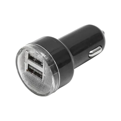 Caricabatterie per telefono con presa accendisigari 2 USB 2.1A nero wireless1