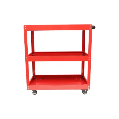 Carrello metallico per attrezzi 3 ripiani 760x710x355mm Carrello portautensili Carrello da officina - immagine 2