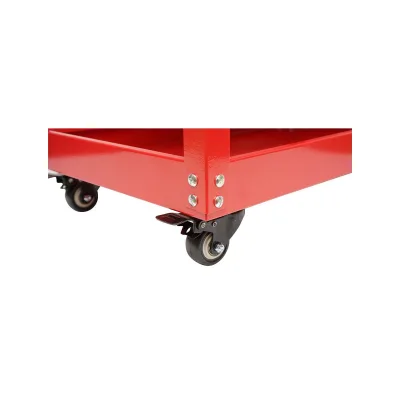 Carrello metallico per attrezzi 3 ripiani 760x710x355mm Carrello portautensili Carrello da officina - immagine 5