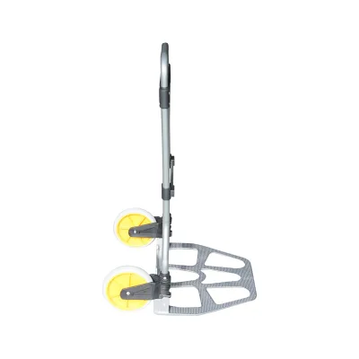Carrello pieghevole in alluminio con ruote, capacità 100Kg - immagine 3