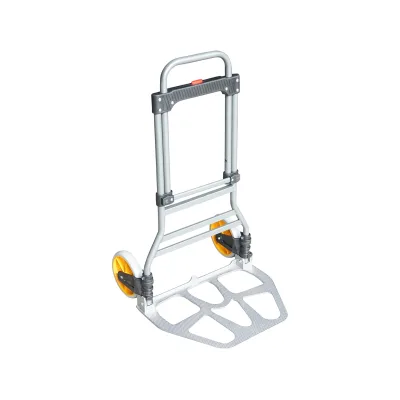 Carrello pieghevole in alluminio con ruote, capacità 100Kg - immagine 2