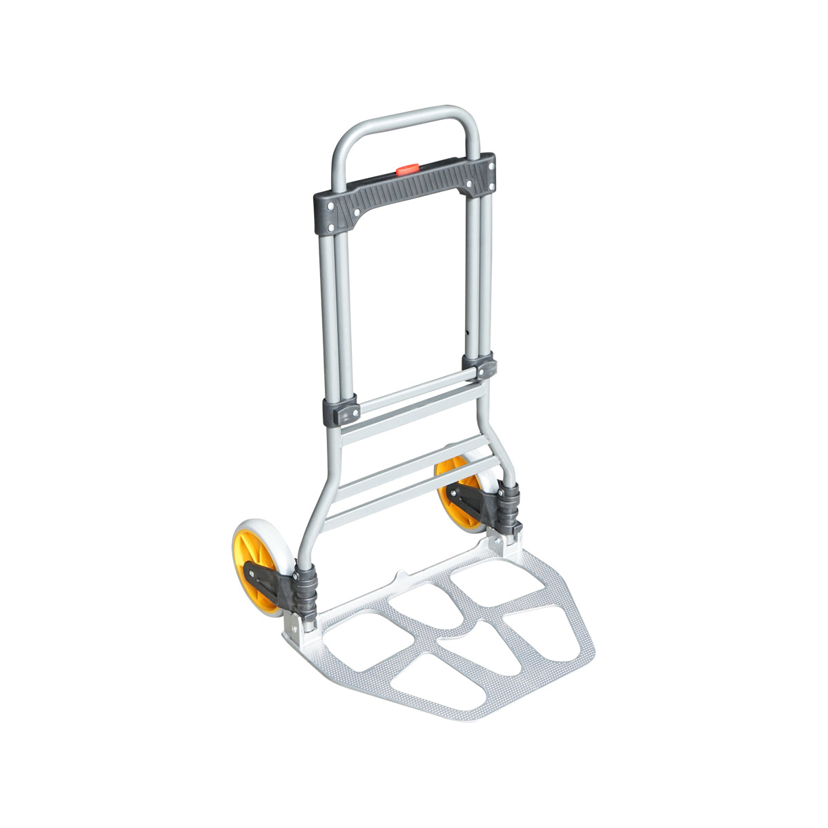 Carrello pieghevole in alluminio con ruote, capacità 100Kg - immagine 2